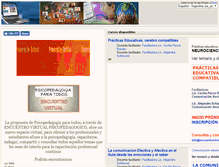 Tablet Screenshot of encuentrovirtualpsp.com.ar